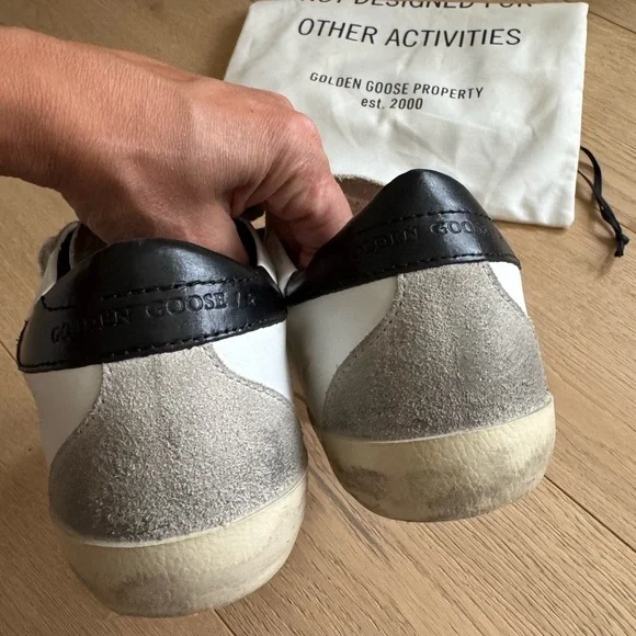 GOLDEN GOOSE Superstar Mixed Leather Sneakers Size 36 - Picture 7 of 11